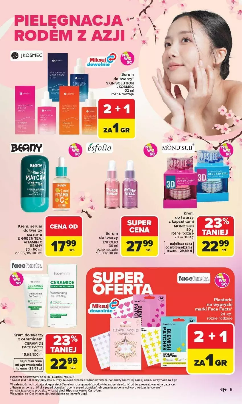 Gazetka promocyjna Carrefour - Gazetka Hity dla urody! - ważna 02.03 do 14.03.2026 - strona 5 - produkty: Fa, Kawa, Krem do twarzy, Rama, Rum, Ser, Serum, Serum do twarzy