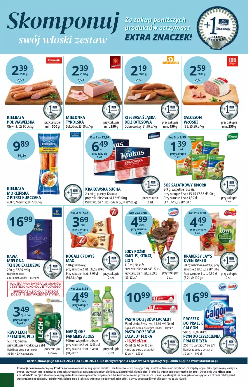 Gazetka promocyjna Stokrotka - Supermarket - ważna 04.04 do 10.04.2024 - strona 12 - produkty: Gra, Piwa