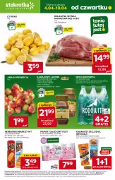 Gazetka promocyjna Stokrotka - Supermarket - Gazetka - ważna od 10.04 do 10.04.2024 - strona 1 - produkty: Gry, Gra, Papier, Szynka wieprzowa, Cytryny, Kawa, Papier toaletowy, Szynka, Herbatniki, Foxy, Kabanos, Jacobs, Woda, Jabłka