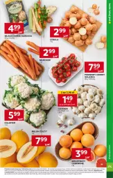 Gazetka promocyjna Stokrotka - Supermarket - Gazetka - ważna od 10.04 do 10.04.2024 - strona 7 - produkty: Cebula, Kalafior, Czosnek, Pomidory, Melon, Grejpfrut