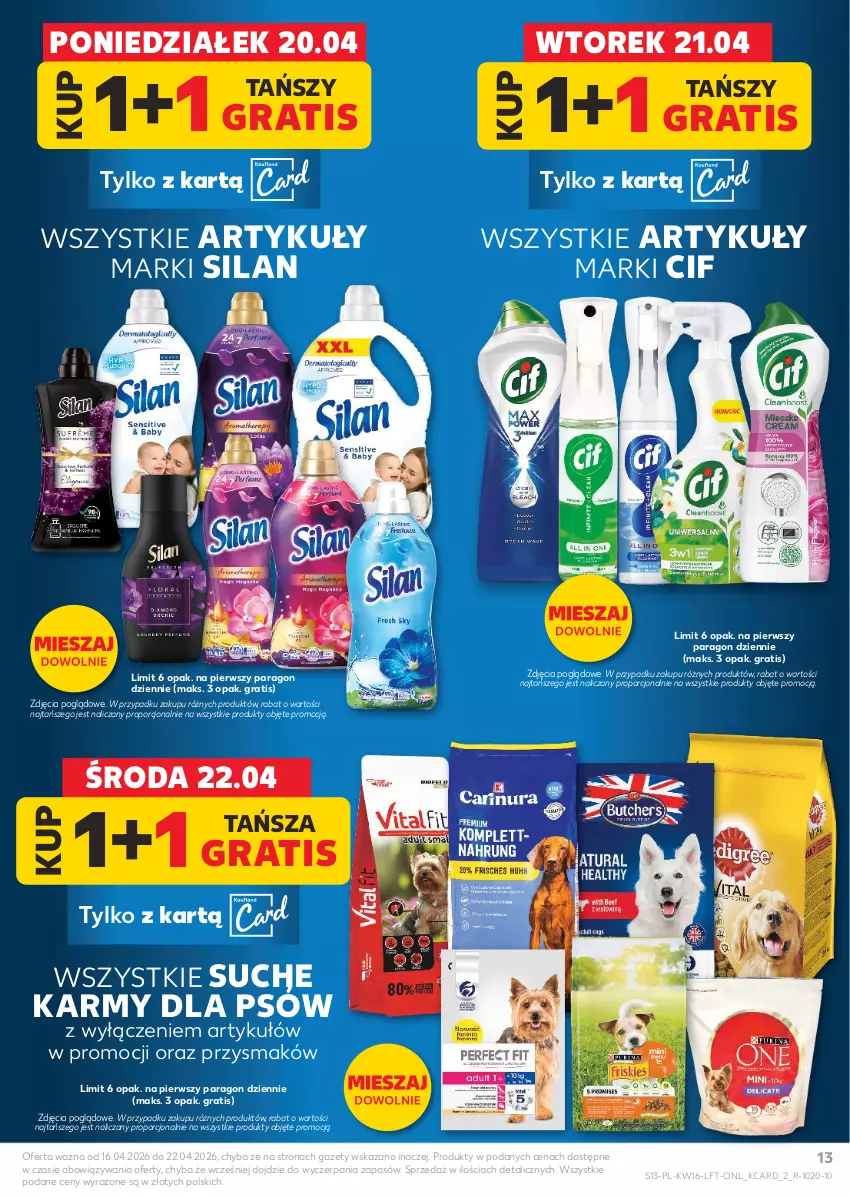 Gazetka promocyjna Kaufland - Gazetka tygodnia - ważna 16.04 do 22.04.2026 - strona 13 - produkty: Cif, Gra, Por, Silan
