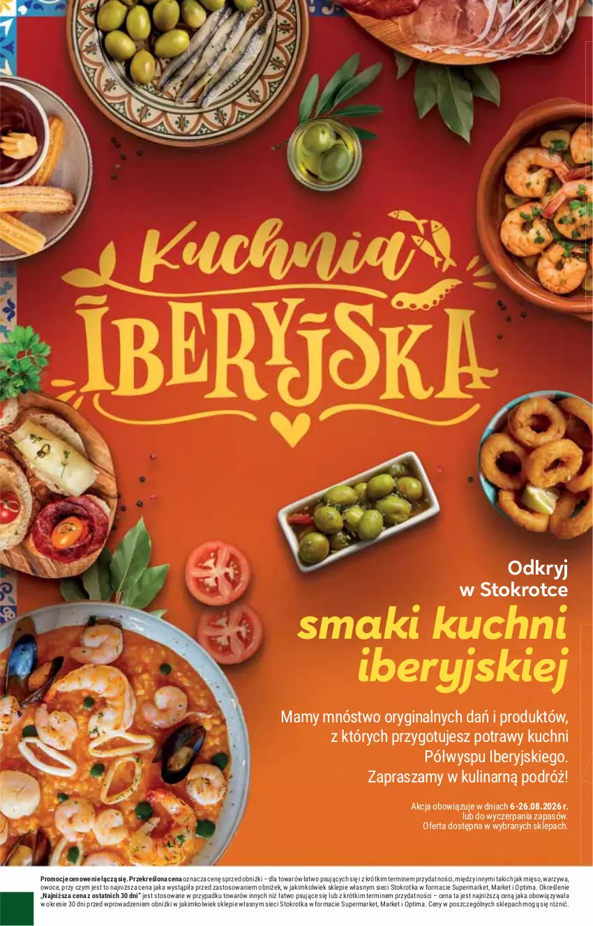 Gazetka promocyjna Stokrotka - Market - ważna 06.08 do 12.08.2026 - strona 20 - produkty: Gin, Mięso, Optima, Owoce, Warzywa