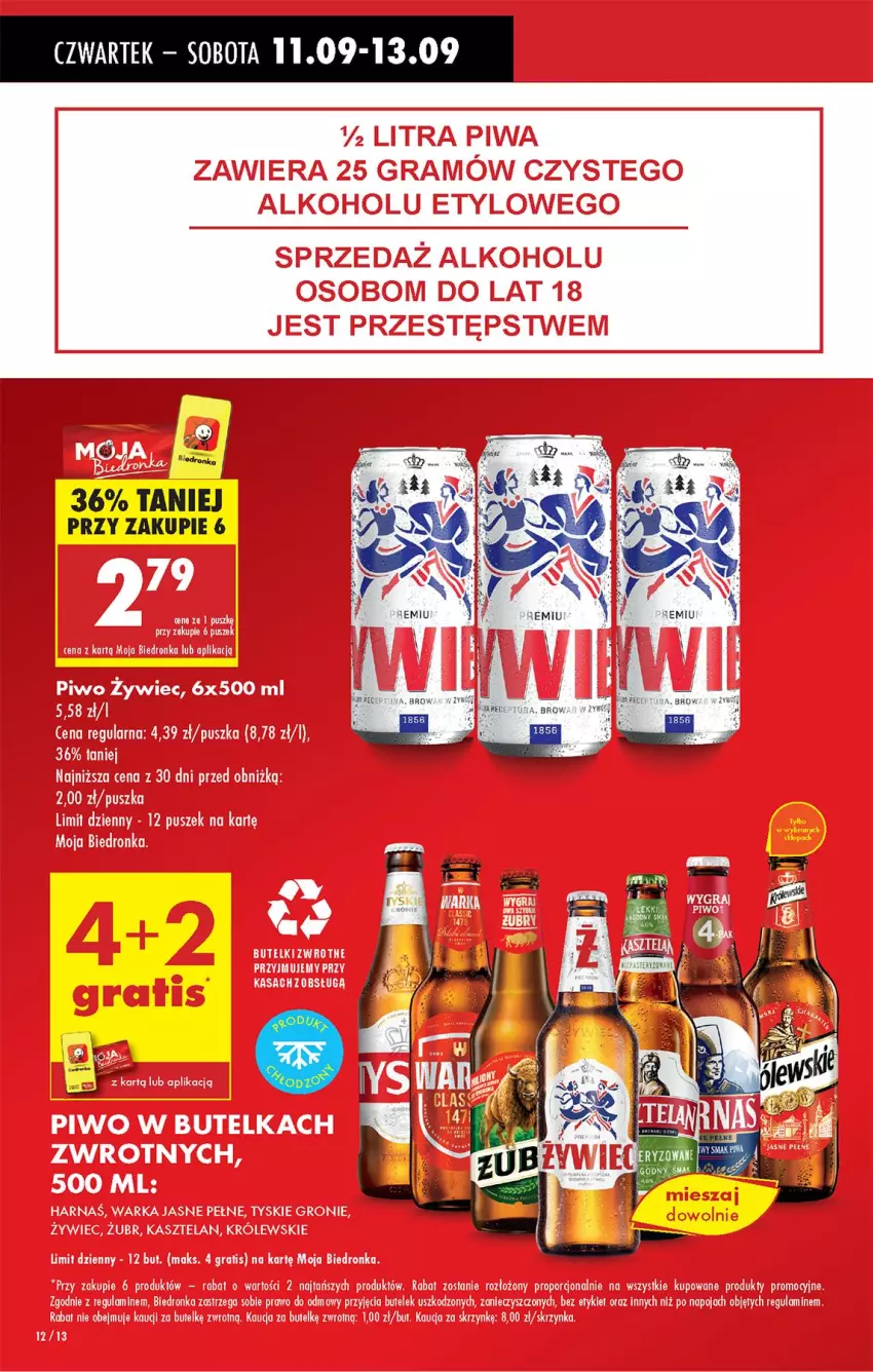 Gazetka promocyjna Biedronka - Od Czwartku - ważna 11.09 do 17.09.2025 - strona 12 - produkty: Fa
