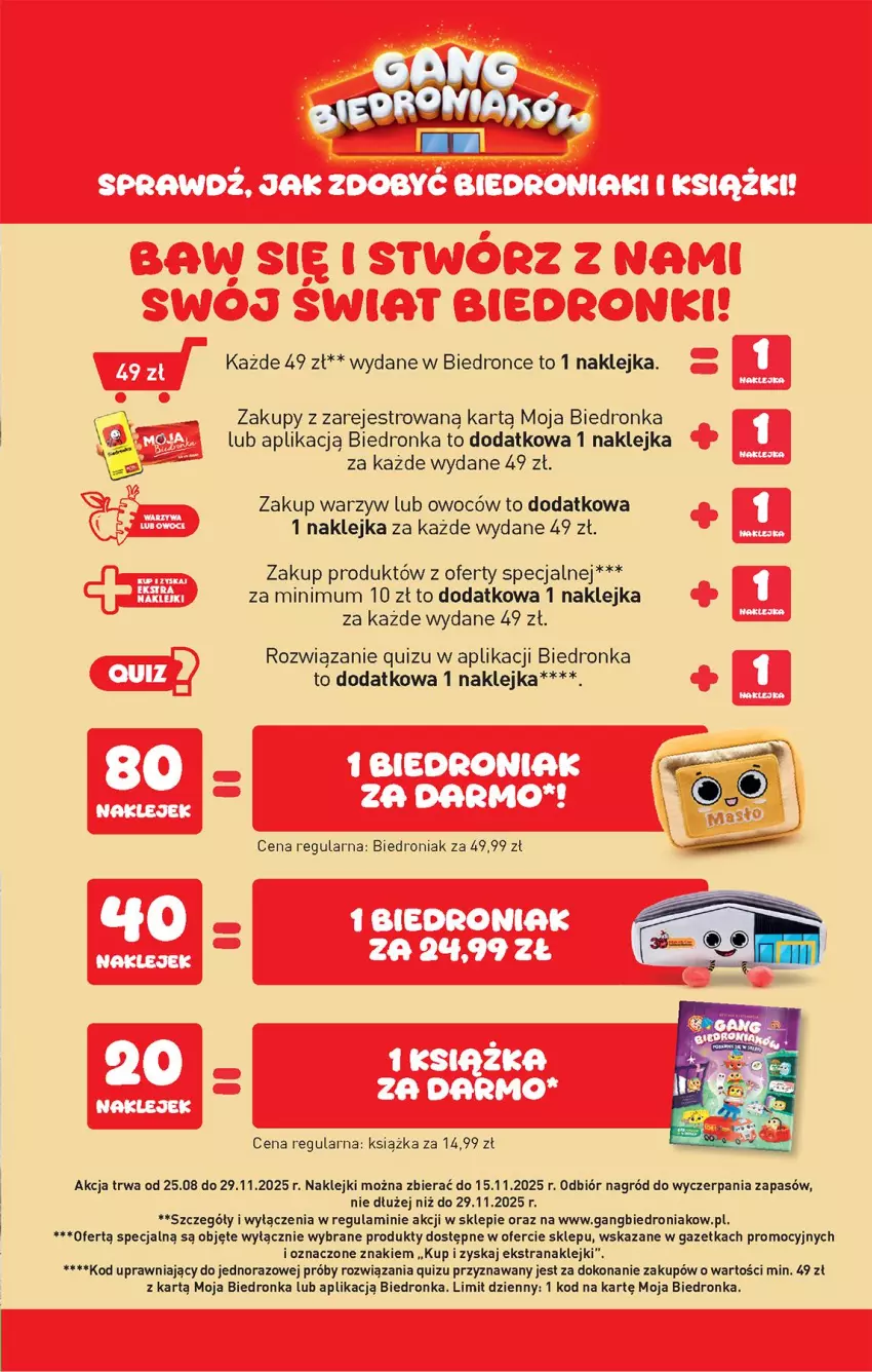Gazetka promocyjna Biedronka - Od Czwartku - ważna 11.09 do 17.09.2025 - strona 31 - produkty: Klej, Książka, Owoce, Quiz, Tran