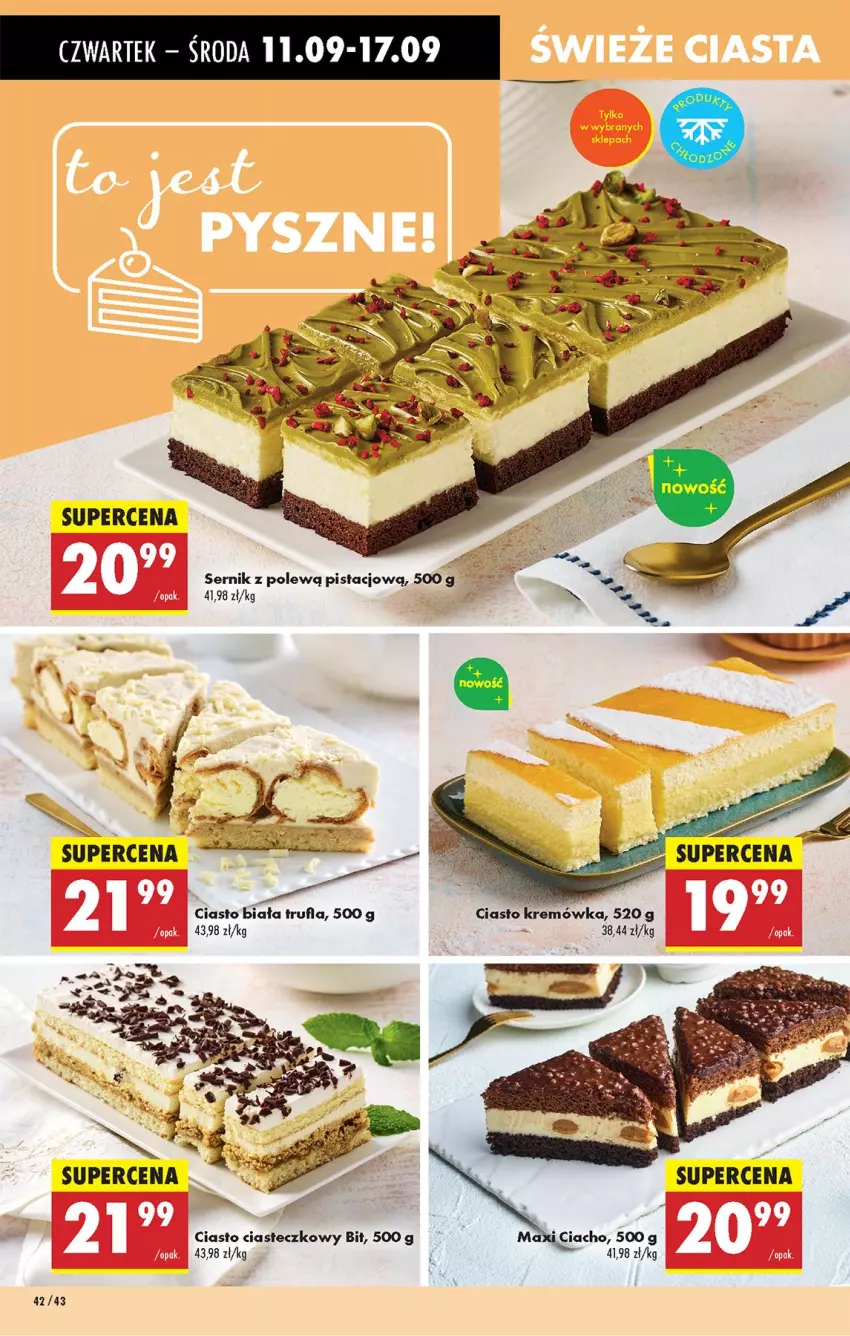 Gazetka promocyjna Biedronka - Od Czwartku - ważna 11.09 do 17.09.2025 - strona 44 - produkty: Kremówka, Ser
