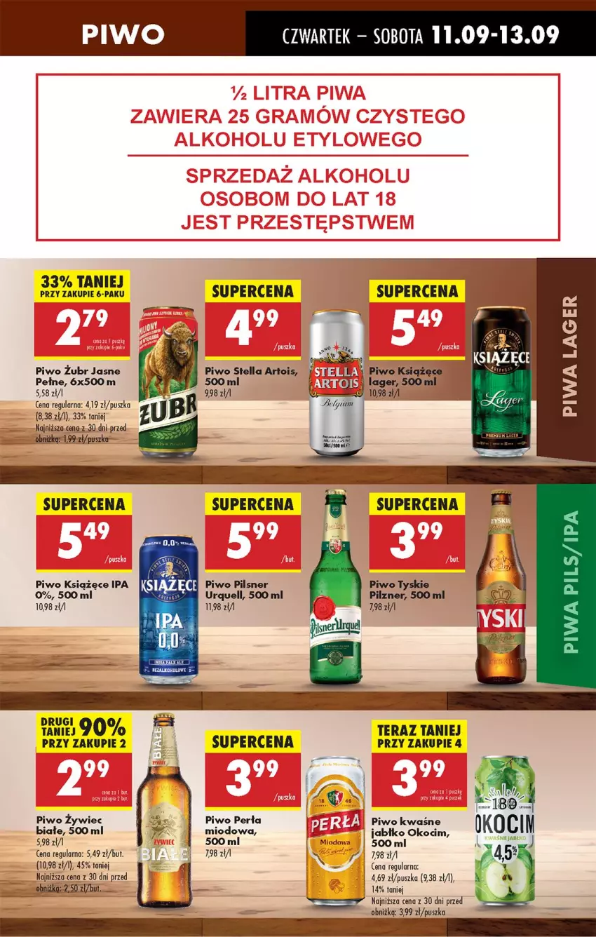 Gazetka promocyjna Biedronka - Od Czwartku - ważna 11.09 do 17.09.2025 - strona 51 - produkty: Koc, Książęce, Okocim, Piwa, Piwo, Tera, Tyskie