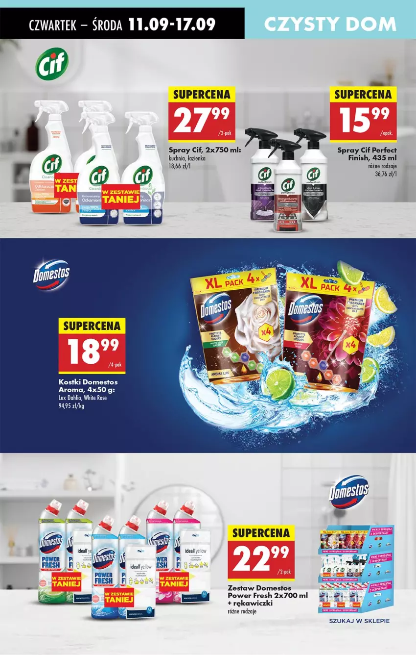 Gazetka promocyjna Biedronka - Od Czwartku - ważna 11.09 do 17.09.2025 - strona 59 - produkty: Cif, Domestos, Finish, Kuchnia, Veet