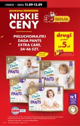 Gazetka promocyjna Biedronka - Od Czwartku - Gazetka - ważna od 17.09 do 17.09.2025 - strona 16 - produkty: Pieluchy, Majtki, Dada, Dzieci, Pieluchomajtki, Fa