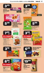 Gazetka promocyjna Netto - Gazetka - ważna od 09.06 do 09.06.2024 - strona 9 - produkty: Piec, Krakus, Cheetos, Kawa rozpuszczalna, Cukier, Migdały, Saga, Kawa, Chrupki, Herbatniki, Cukierki, Krakuski, Helio