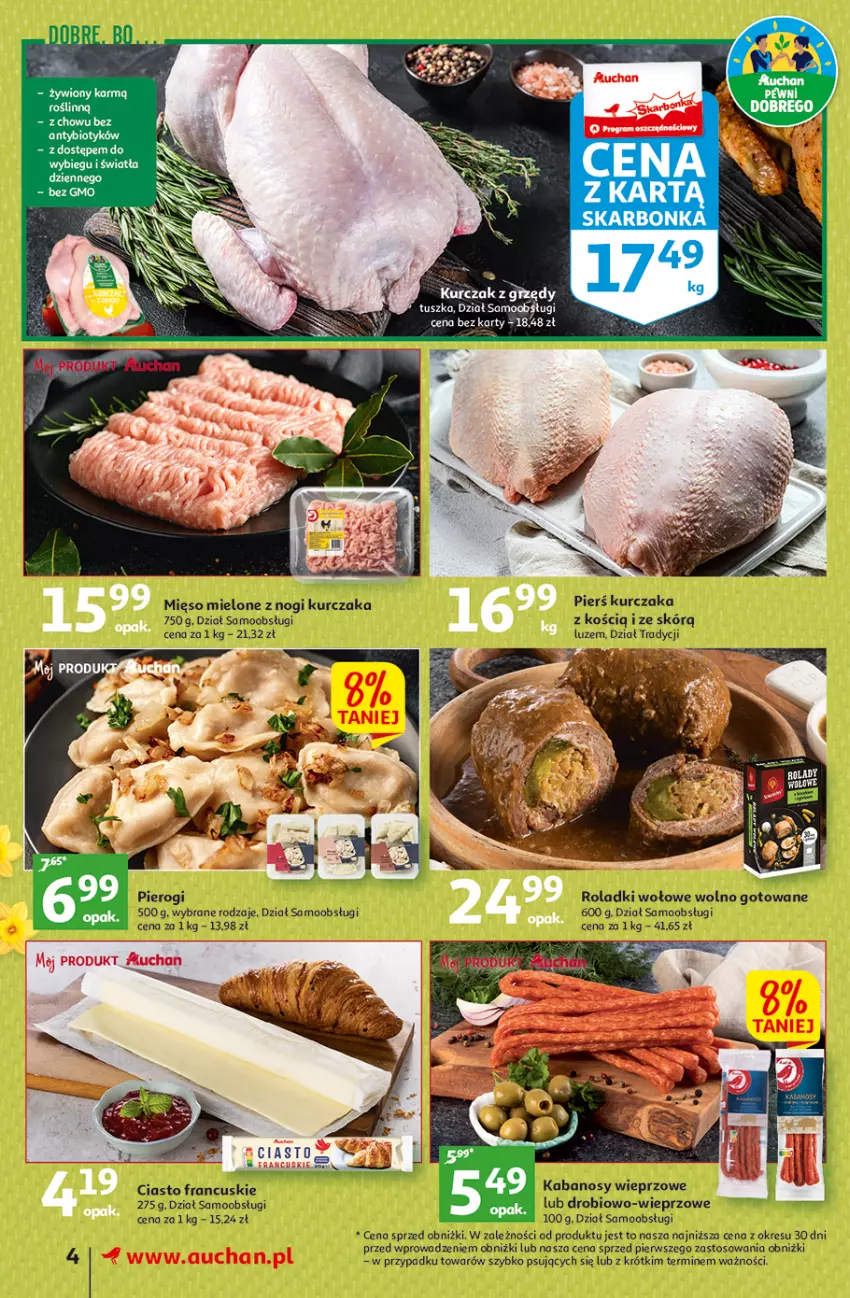 Gazetka promocyjna Auchan - Gazetka Wielkanoc na Twoim stole Supermarket Auchan - ważna 30.03 do 08.04.2023 - strona 4 - produkty: Gosh