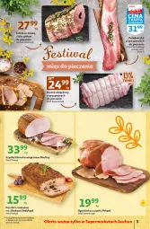 Gazetka promocyjna Auchan - Gazetka Wielkanoc na Twoim stole Supermarket Auchan - Gazetka - ważna od 08.04 do 08.04.2023 - strona 3 - produkty: Piec, Pekpol, Pasztet, Szynka, Morliny, Boczek, Boczek wieprzowy, Ogonówka