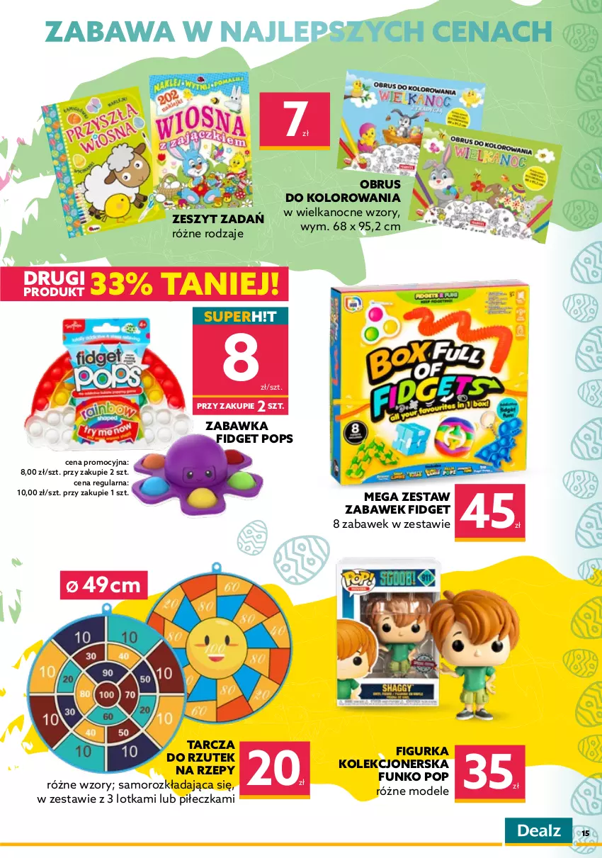 Gazetka promocyjna Dealz - KATALOG WIELKANOCNYO kurczę! Ale ceny! - ważna 28.03 do 16.04.2022 - strona 15 - produkty: Enchantimals, Gra, Jabłka, Mattel, Mus, Obrus, Psi Patrol, Zabawka