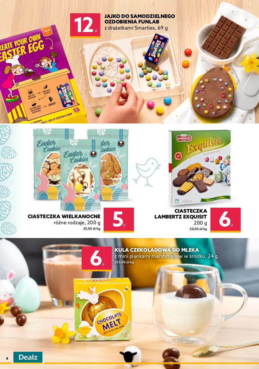 Gazetka promocyjna Dealz - KATALOG WIELKANOCNYO kurczę! Ale ceny! - ważna 28.03 do 16.04.2022 - strona 6 - produkty: Cukier, Cukierki, Mars, Milka, Praliny