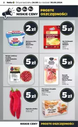 Gazetka promocyjna Netto - Od Poniedziałku - Gazetka - ważna od 30.06 do 30.06.2024 - strona 2 - produkty: Piec, Ser, Papryka słodka, Królewski, Papryka, Mlekovita, Chrupki, Burger, Pieczywo chrupkie, Pieczywo, Boczek, Dan Cake, Mleko