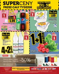 Gazetka promocyjna Topaz - Gazetka - Gazetka - ważna od 05.06 do 05.06.2024 - strona 24 - produkty: Top, Mus, 7up, Mirinda, Pepsi, Muszynianka, Woda, Napój, Olej, Fa