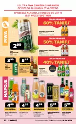 Gazetka promocyjna Netto - Od Poniedziałku - Gazetka - ważna od 18.04 do 18.04.2026 - strona 20 - produkty: Piwa, Piwo, Sok, Por, Gra, Napój energetyczny, Namysłów, Napoje, Perła, Syrop, Napój, Herbapol, Lech Premium
