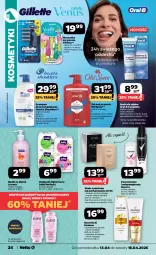 Gazetka promocyjna Netto - Od Poniedziałku - Gazetka - ważna od 18.04 do 18.04.2026 - strona 24 - produkty: Mydło w płynie, Elseve, Pantene, Tropical, Rexona, Bell, Old Spice, Dezodorant, Perfum, Pasta do zębów, Perfecta, Venus, Szynka, Woda toaletowa, Szampon, Podpaski, Gillette, Maszynka, Bella, Odżywka, Mydło, Maszynka do golenia, Woda, Antyperspirant