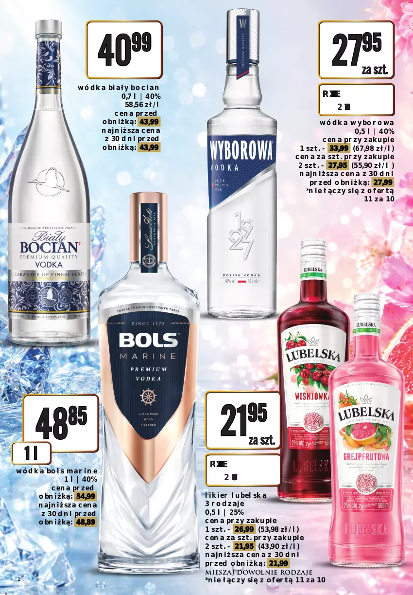 Gazetka promocyjna Dino - Katalog alkoholowy / czerwiec 2026 - ważna 26.06 do 28.06.2026 - strona 2 - produkty: Biały Bocian, Bols, Likier, Wyborowa
