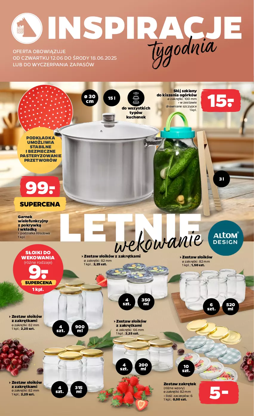 Gazetka promocyjna Netto - Od Czwartku Przemysłowa - ważna 12.06 do 18.06.2025 - strona 2 - produkty: Garnek, Piec, Podkład, Podkładka, Szczypce