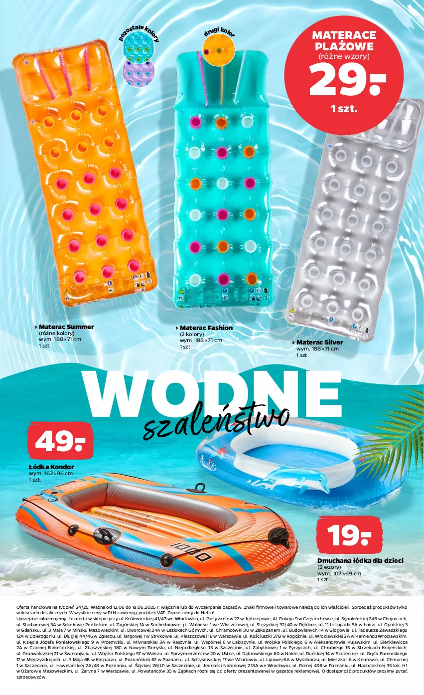 Gazetka promocyjna Netto - Od Czwartku Przemysłowa - ważna 12.06 do 18.06.2025 - strona 9 - produkty: Dzieci, Fa, Gry, Karp, Kujawski, Materac, Podlaski, Sok, Stock, Tera, Top, Wino