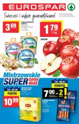 Gazetka promocyjna Spar - EuroSpar - Gazetka - ważna od 12.01 do 12.01.2022 - strona 1 - produkty: Ser, Parówki, Serek, Serek twarogowy, Hochland, Berlinki, Almette, LG