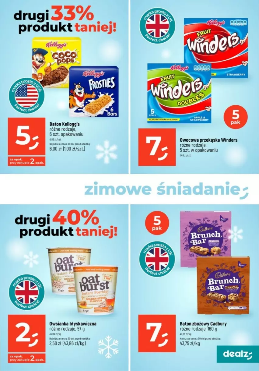 Gazetka promocyjna Dealz - ważna 02.11 do 08.11.2023 - strona 5 - produkty: Baton, Owsianka