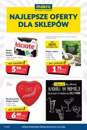 Gazetka promocyjna Makro - [Oferta promocyjna] Artykuły spożywcze i przemysłowe - Gazetka - ważna od 21.02 do 21.02.2022 - strona 1 - produkty: Gra, Lindor, Przyprawy, Pieprz, Masło