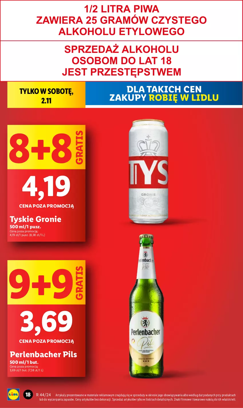 Gazetka promocyjna Lidl - GAZETKA - ważna 30.10 do 02.11.2024 - strona 18 - produkty: Gra, NBA, Tyskie