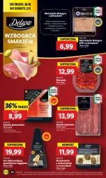 Gazetka promocyjna Lidl - GAZETKA - Gazetka - ważna od 02.11 do 02.11.2024 - strona 38 - produkty: Ser, Salami, Mortadella, Królewski, Gorgonzola, Bresaola, Mascarpone, Dell, Szynka, LG