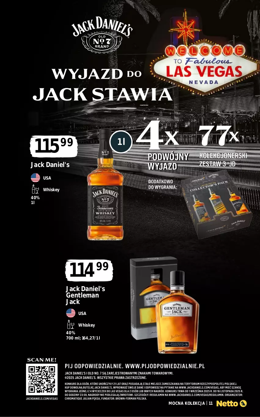 Gazetka promocyjna Netto - Alkohole - Mocne - ważna 10.11 do 22.11.2025 - strona 11 - produkty: Jack Daniel's, Whiskey