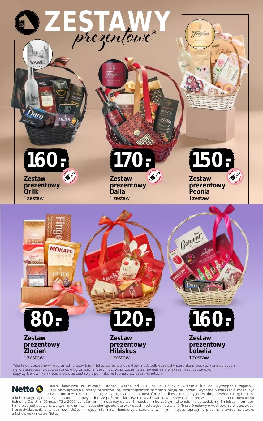 Gazetka promocyjna Netto - Alkohole - Mocne - ważna 10.11 do 22.11.2025 - strona 16 - produkty: Cień, Gra, Hibiskus, Rama, Top, Zestaw prezentowy