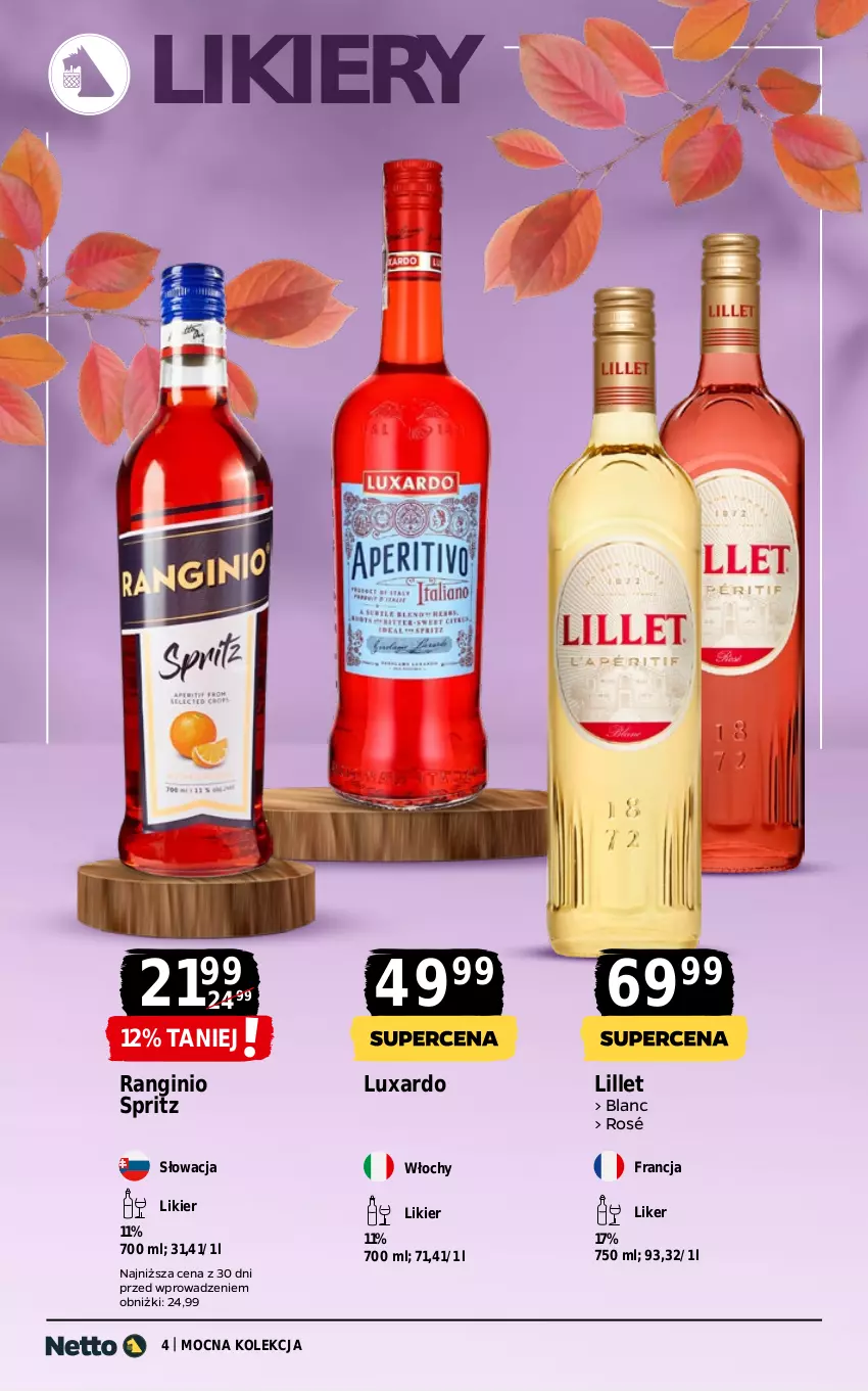 Gazetka promocyjna Netto - Alkohole - Mocne - ważna 10.11 do 22.11.2025 - strona 4 - produkty: Gin, Likier