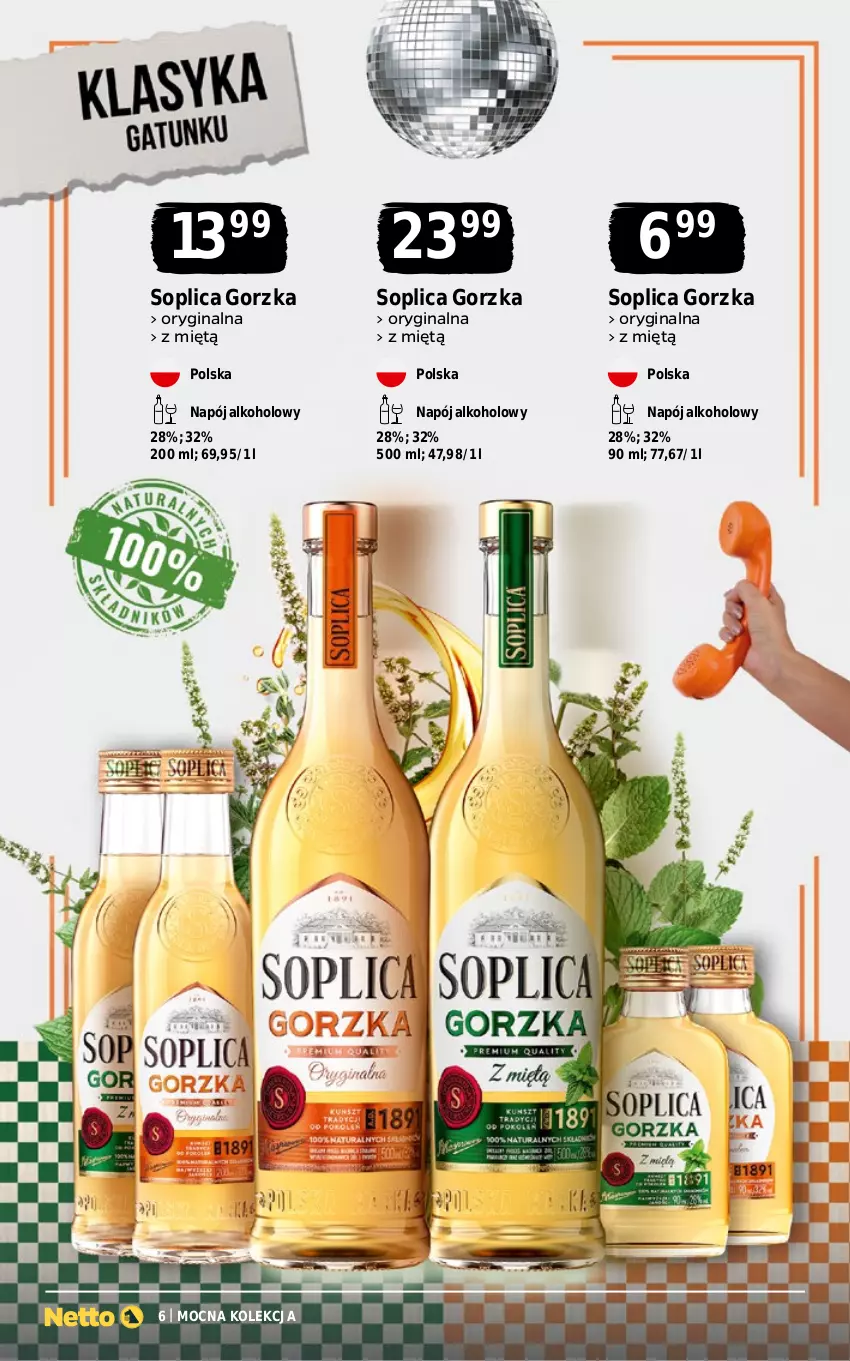 Gazetka promocyjna Netto - Alkohole - Mocne - ważna 10.11 do 22.11.2025 - strona 6 - produkty: Gin, Napój, Soplica