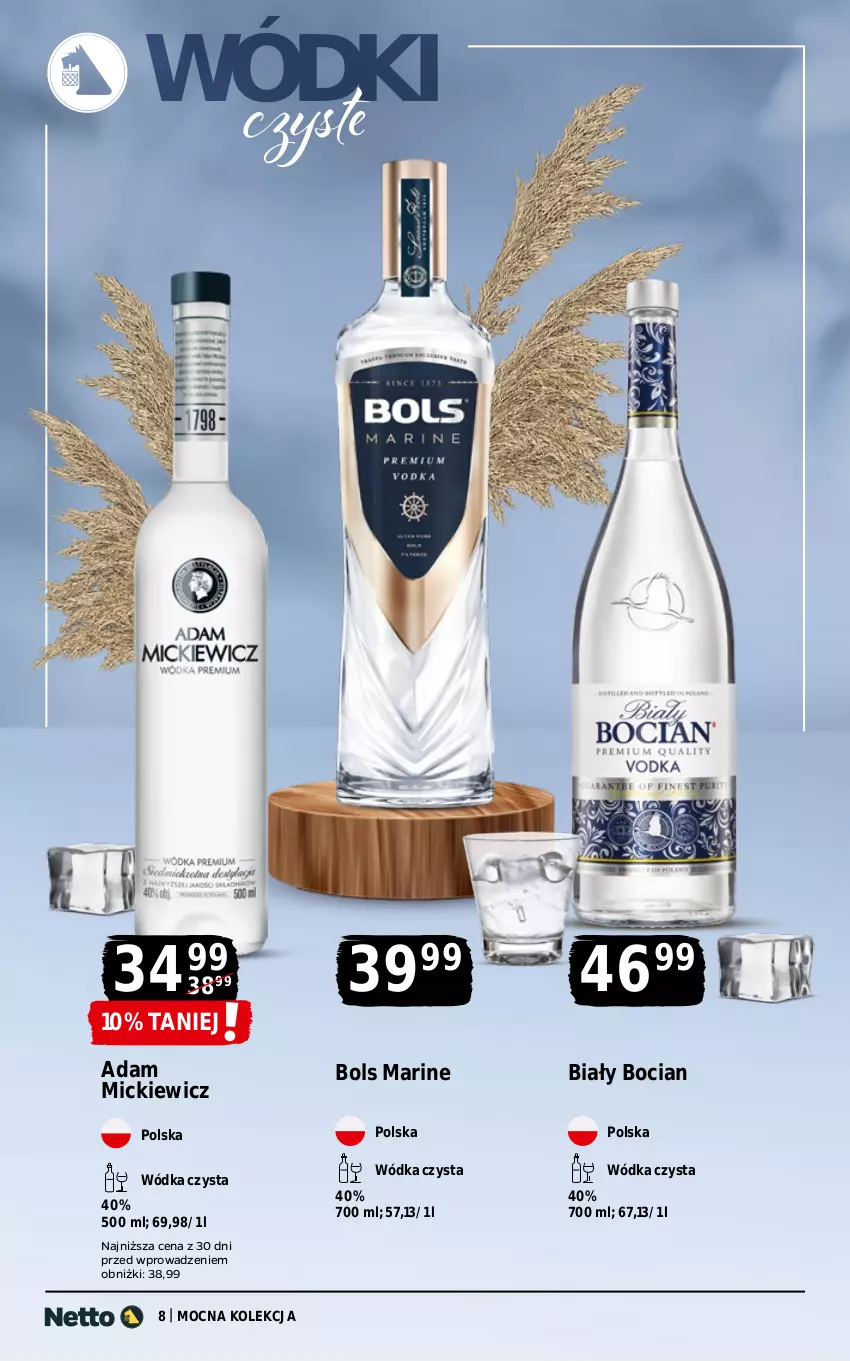 Gazetka promocyjna Netto - Alkohole - Mocne - ważna 10.11 do 22.11.2025 - strona 8 - produkty: Biały Bocian, Bols, Wódka