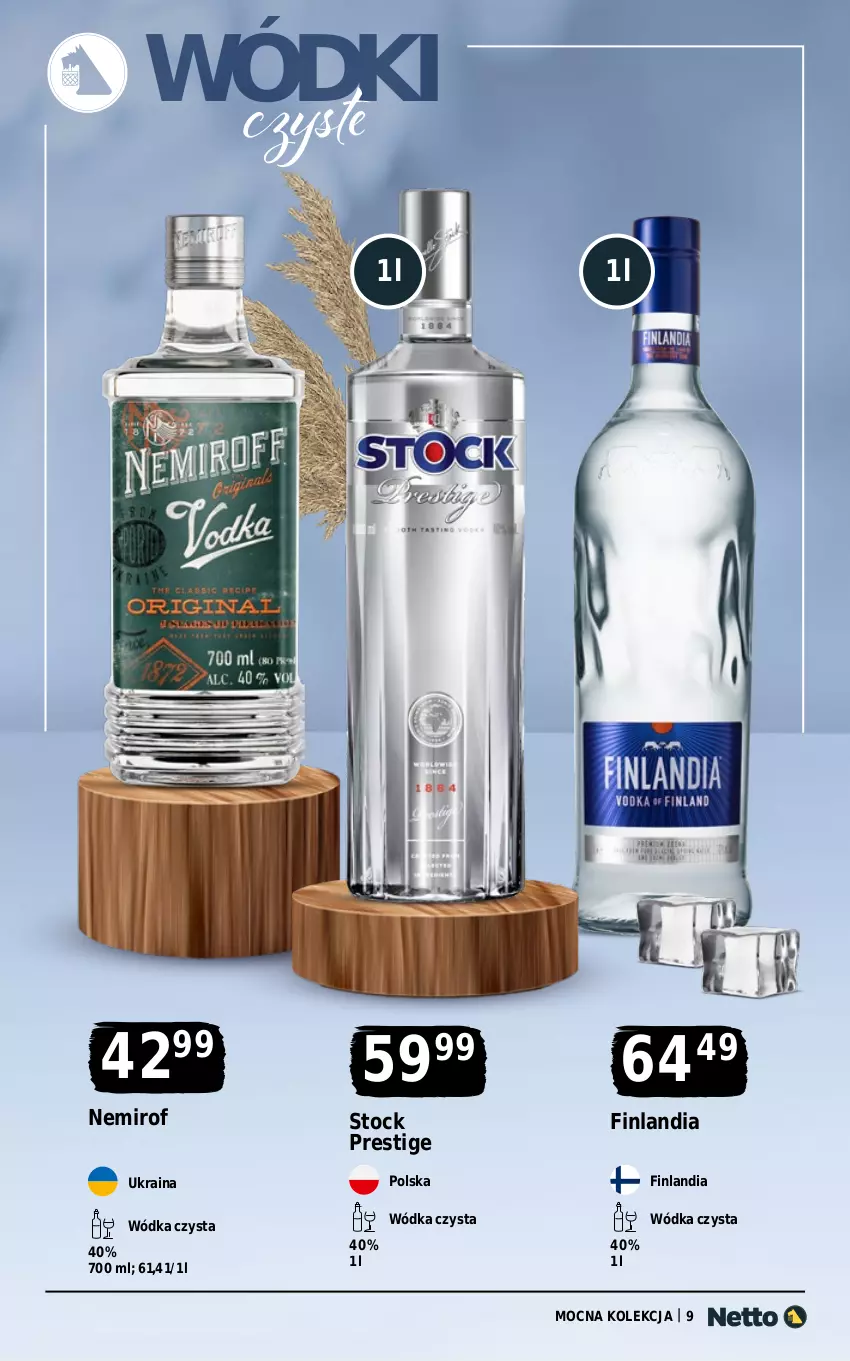 Gazetka promocyjna Netto - Alkohole - Mocne - ważna 10.11 do 22.11.2025 - strona 9 - produkty: Finlandia, Stock, Wódka