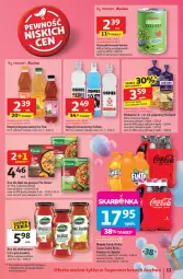 Gazetka promocyjna Auchan - Te URODZINY są NAJ Supermarket - Gazetka - ważna od 21.05 do 21.05.2025 - strona 13 - produkty: Makaron, Sos, Ser, Ryż, Ice tea, Goliard, Coca-Cola, Napój izotoniczny, Oshee, Fanta, Sos do makaronu, Napój niegazowany, Sprite, Napój, Groszek, Knorr, Fa