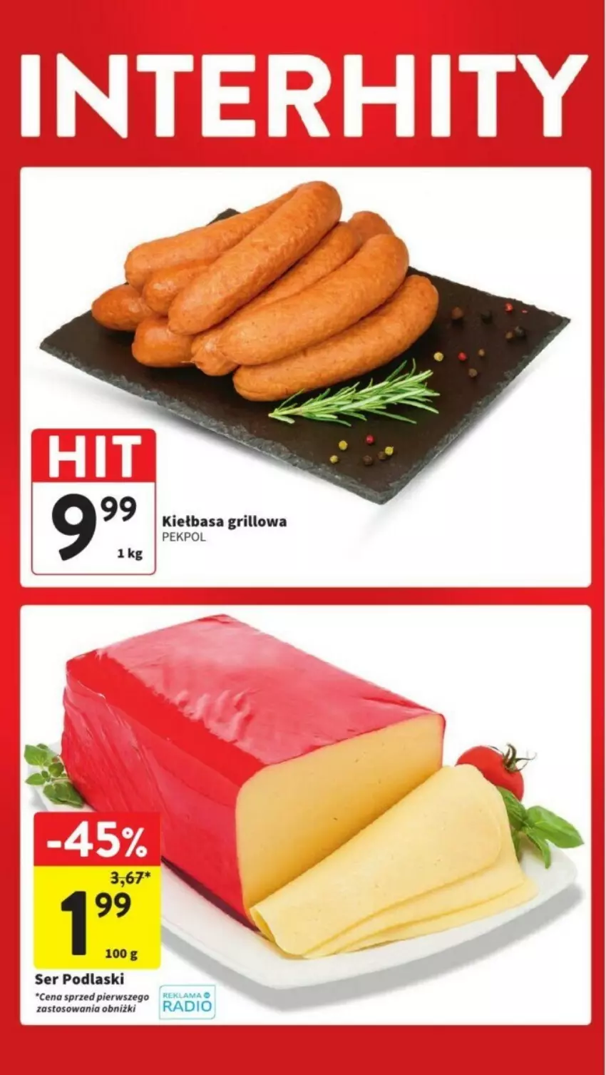 Gazetka promocyjna Intermarche - ważna 13.05 do 15.05.2024 - strona 34 - produkty: Grill, Kiełbasa, Pekpol, Podlaski, Ser