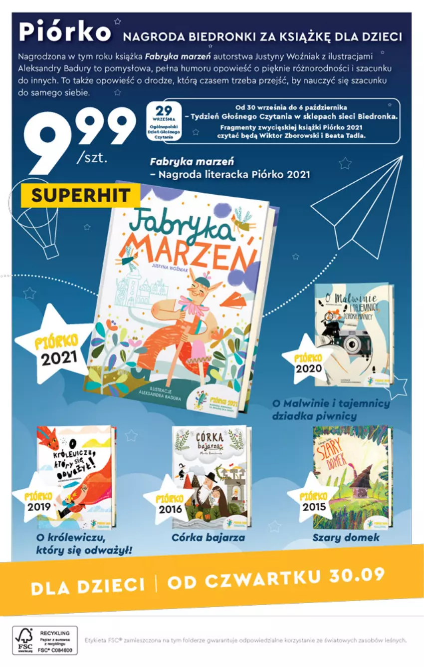 Gazetka promocyjna Biedronka - Okazje tygodnia - ważna 27.09 do 13.10.2021 - strona 32 - produkty: Dzieci, Fa, Książka, Tera