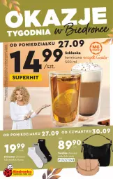Gazetka promocyjna Biedronka - Okazje tygodnia - Gazetka - ważna od 13.10 do 13.10.2021 - strona 1 - produkty: Puma, Torebka, Karp, Szklanka