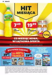 Gazetka promocyjna Netto - Akcesoria i dodatki - Gazetka - ważna od 20.12 do 20.12.2023 - strona 10 - produkty: Kujawski, Top, Sok, Podlaski, Miód, Stock, Olej, Fa