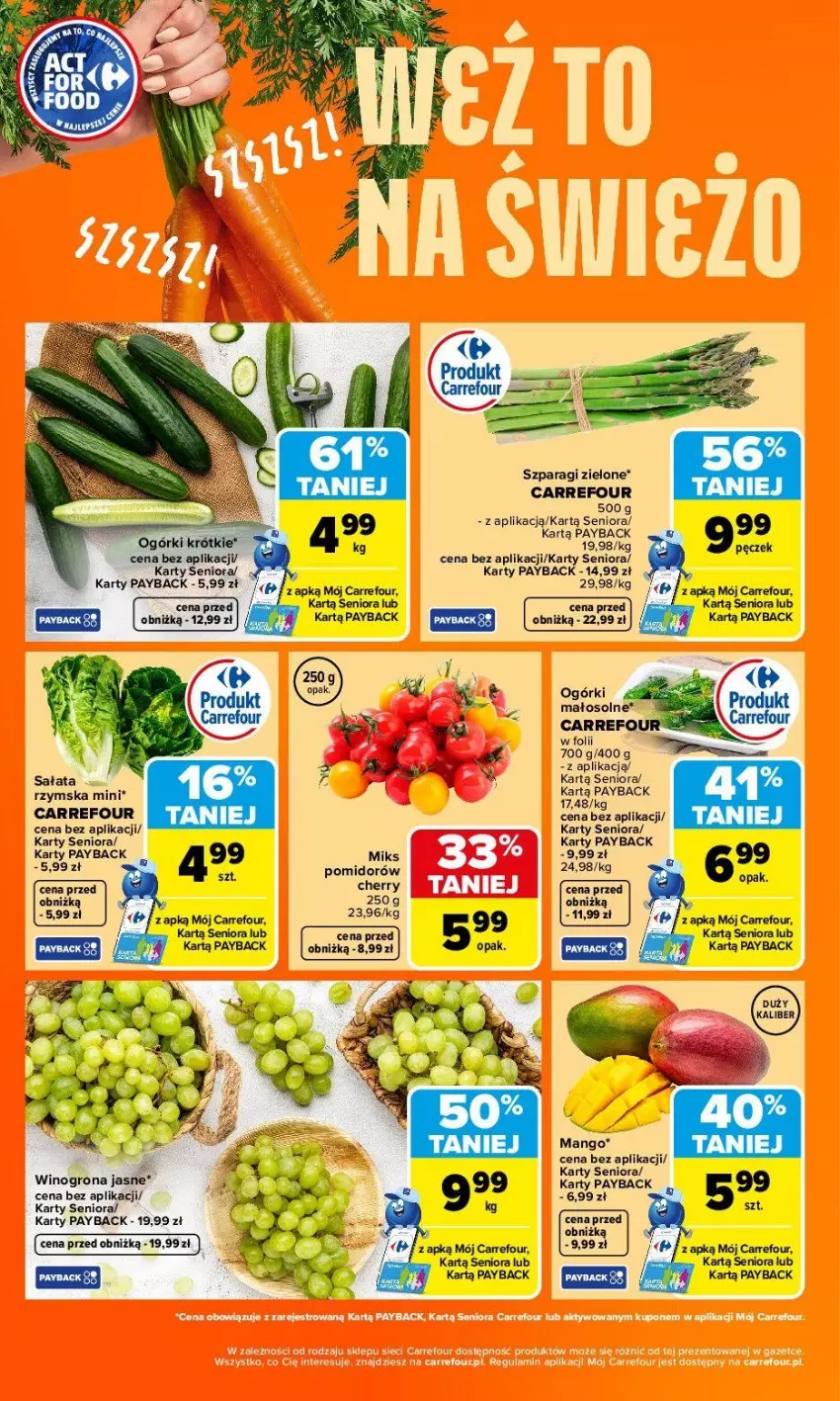 Gazetka promocyjna Carrefour - Gazetka Weźto na świeżo - ważna 27.04 do 02.05.2026 - strona 4 - produkty: Fa, Sałat, Wino, Winogrona