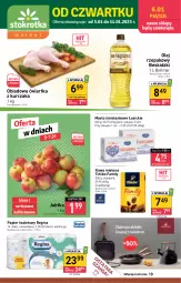 Gazetka promocyjna Stokrotka - Market - Gazetka - ważna od 11.01 do 11.01.2023 - strona 1 - produkty: Kurczak, Tchibo, Rum, Gin, Papier, Beskidzki, Kawa mielona, Kawa, Papier toaletowy, Tchibo Family, Olej rzepakowy, Masło, Olej, Jabłka, Fa