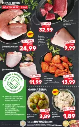 Gazetka promocyjna Kaufland - OFERTA TYGODNIA - Gazetka - ważna od 31.08 do 31.08.2022 - strona 14 - produkty: Piec, Kurczak, Sałatka, Mięso wołowe, Polędwiczka wieprzowa, Oliwki, Golonka z indyka, Ananas, Drób, Sałat, Waga, Grill, Golonka wieprzowa, Gala, Olej, Mięso, Podudzie z kurczaka, Surimi