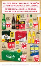 Gazetka promocyjna Kaufland - OFERTA TYGODNIA - Gazetka - ważna od 31.08 do 31.08.2022 - strona 37 - produkty: Piwa, Piwo, Książęce, Gra, Somersby, Heineken, Warka, Carlsberg, Piwo jasne, Radler