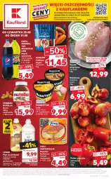 Gazetka promocyjna Kaufland - OFERTA TYGODNIA - Gazetka - ważna od 31.08 do 31.08.2022 - strona 5 - produkty: Nutella, 7up, Szynka wieprzowa, Papryka czerwona, Papryka, Mirinda, Tera, Lody, Szynka, Pepsi, Płyn do płukania, Ręcznik, Napój gazowany, Morliny, Ferrero, Foxy, Grunt, Napój, Kiełbasa, Lenor, Nektar, Kiełbasa śląska