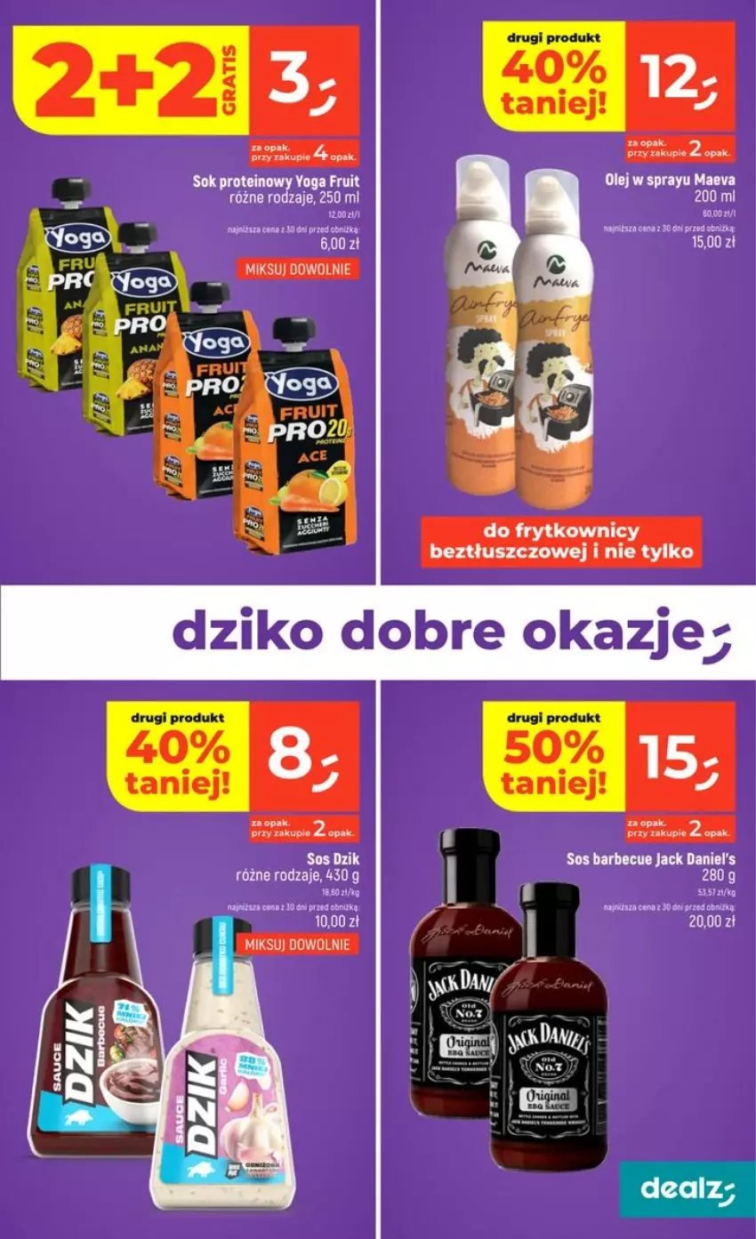 Gazetka promocyjna Dealz - NOWA GAZETKA - ważna 29.10 do 04.11.2026 - strona 33 - produkty: Fa, Jack Daniel's, Olej, Sok, Sos