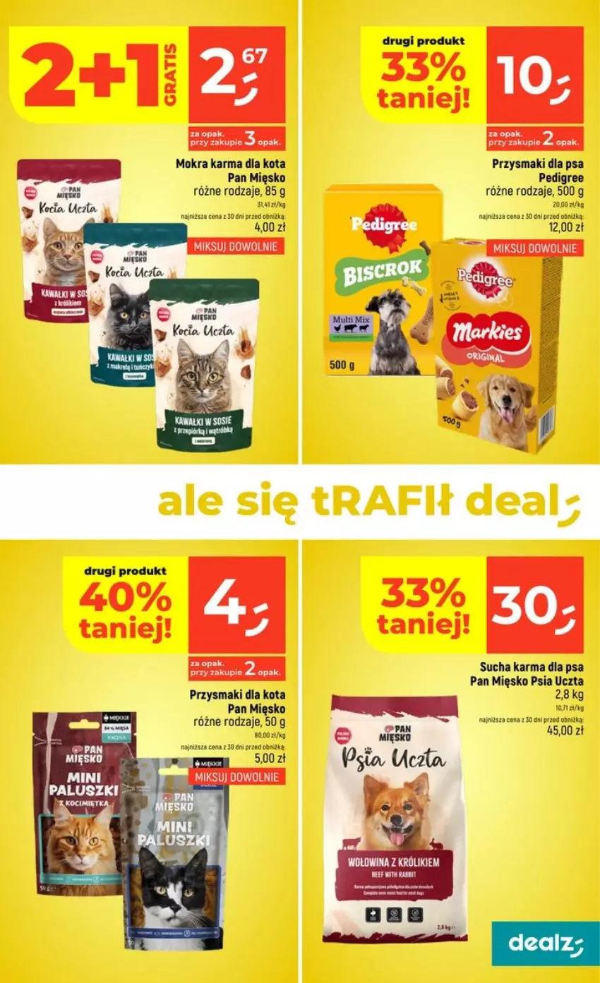 Gazetka promocyjna Dealz - NOWA GAZETKA - ważna 29.10 do 04.11.2026 - strona 49 - produkty: Gra, Koc, Mokra karma, Pedigree, Przysmaki, Sos, Sucha karma