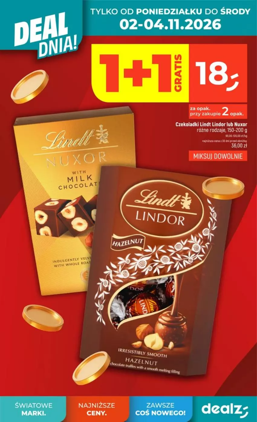Gazetka promocyjna Dealz - NOWA GAZETKA - ważna 29.10 do 04.11.2026 - strona 6 - produkty: Lindor, Lindt