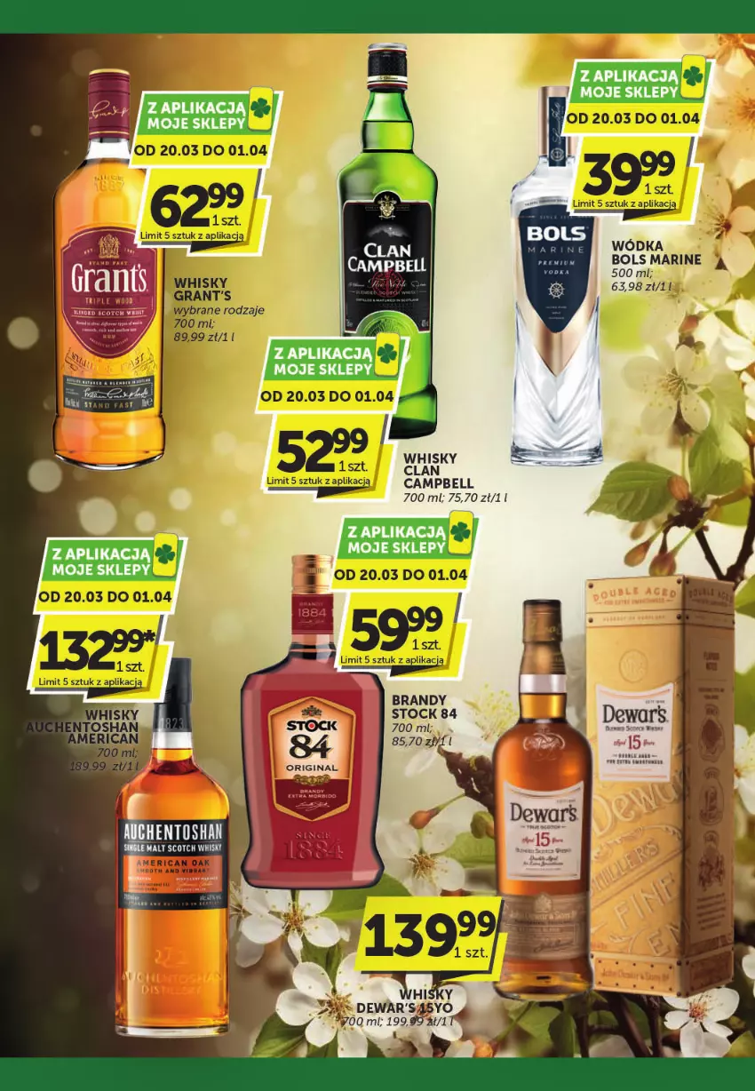 Gazetka promocyjna ABC - ważna 20.03 do 01.04.2025 - strona 4 - produkty: Bell, Bols, Brandy, Stock, Whisky