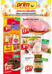 Gazetka promocyjna Prim Market - Gazetka - ważna od 09.10 do 09.10.2024 - strona 1 - produkty: Kurczak, Kawa rozpuszczalna, Kawa, Oranżada, Hellena, Jacobs, Milka, Podudzie z kurczaka